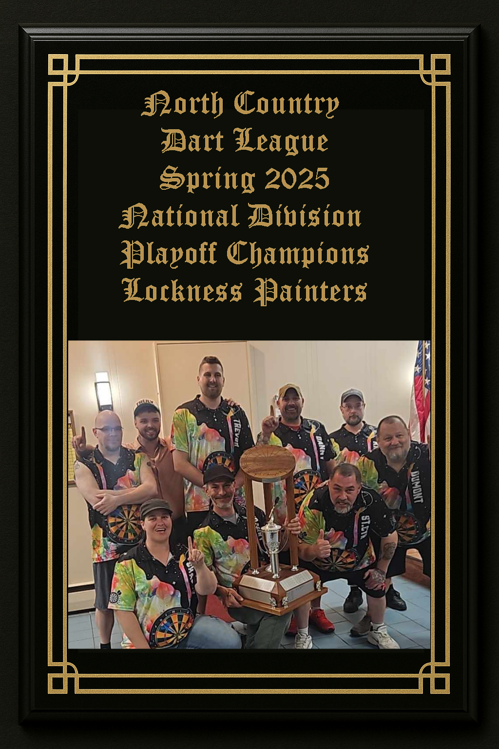 Spring 2025 Playoff Champions Lockness Painters
